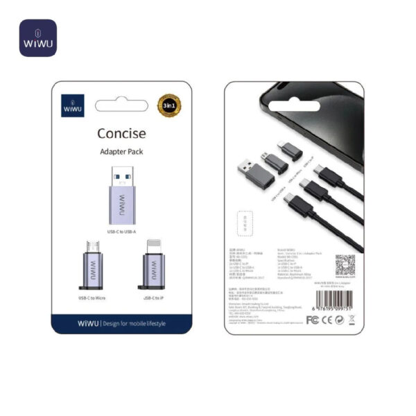 Wiwu Wi-C031 Concise Adapter Pack - Image 6