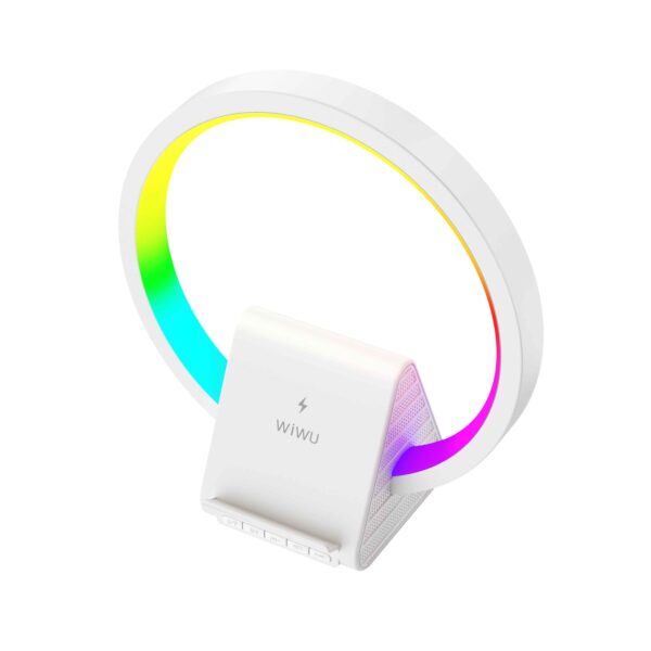 WiWU Wi-W021 2 in 1 Wireless charger speaker - Image 2