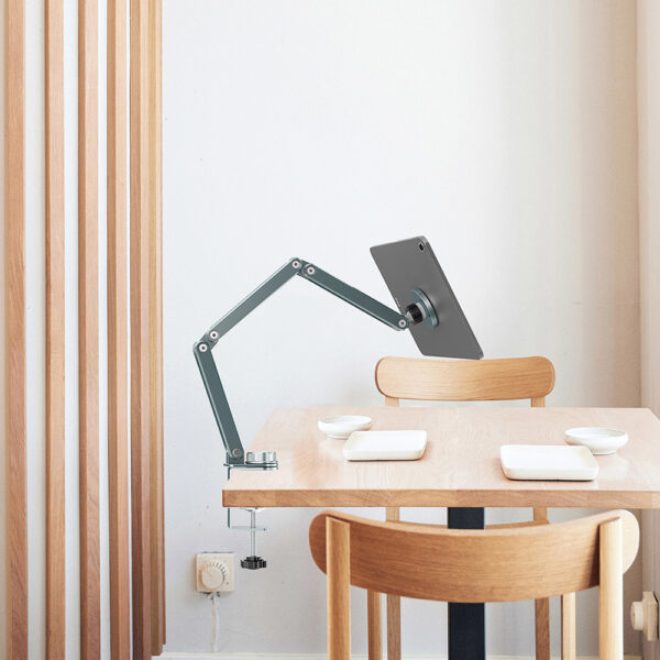 Wiwu Wi-ZM001 360° Rotatable Metal Phone and Tablet Holder with Adjustable Rotating Head - Image 2