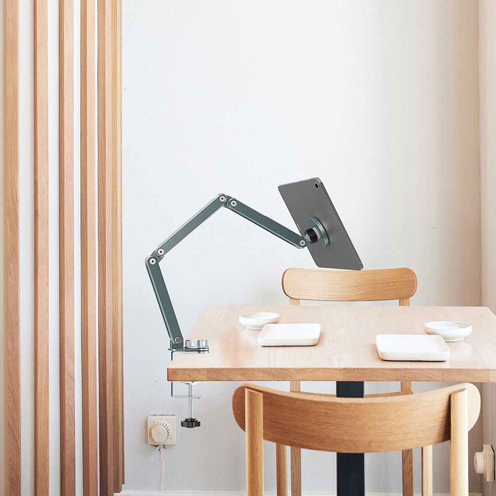 Wiwu Wi-ZM001 360° Rotatable Metal Phone and Tablet Holder with Adjustable Rotating Head - Image 2