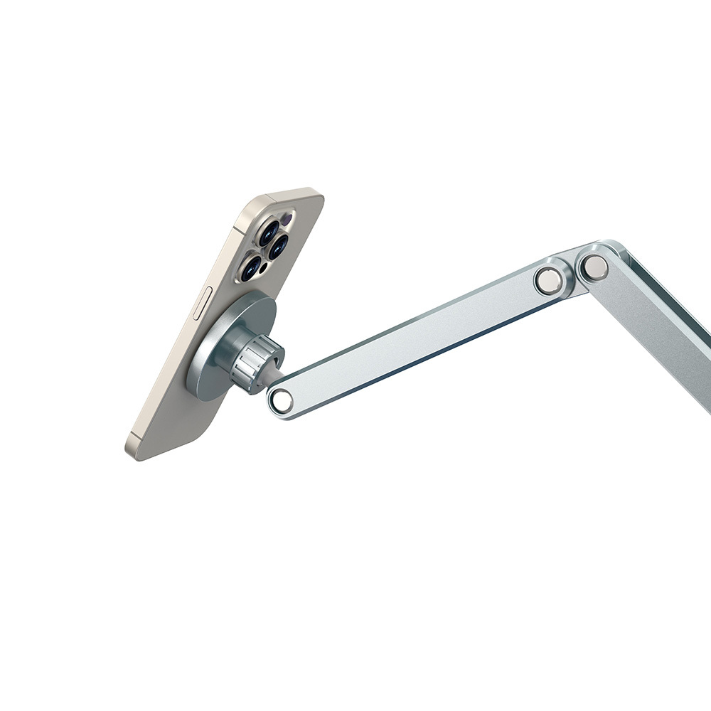 Wiwu Wi-ZM001 360° Rotatable Metal Phone and Tablet Holder with Adjustable Rotating Head - Image 5