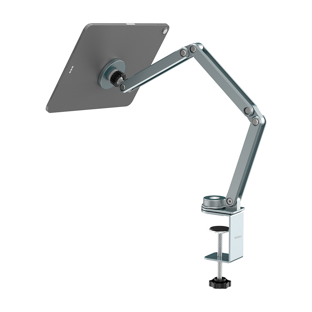 Wiwu Wi-ZM001 360° Rotatable Metal Phone and Tablet Holder with Adjustable Rotating Head - Image 6