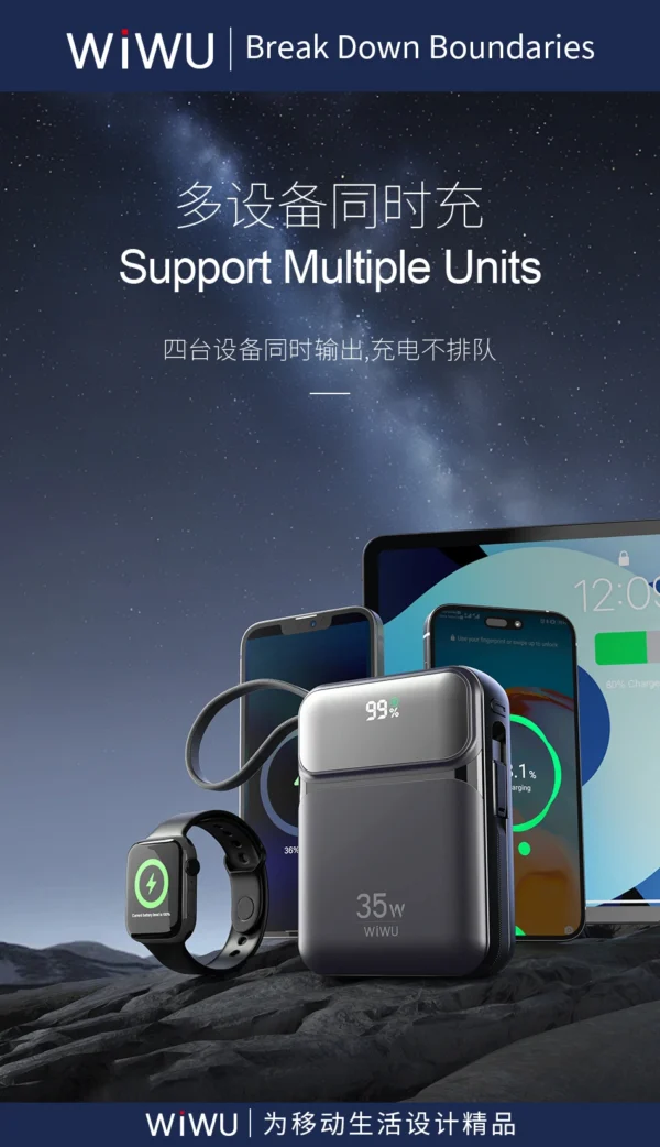 WiWU Wi-P036 20000mAh Galaxy Series Power Bank - Image 10