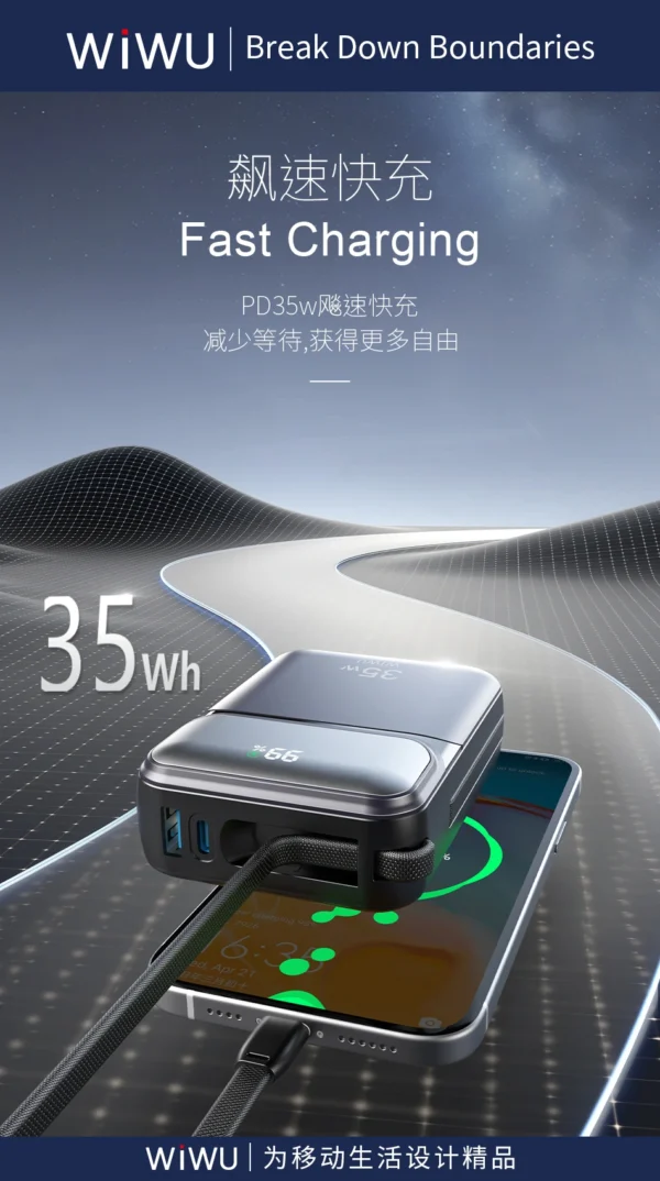 WiWU Wi-P036 20000mAh Galaxy Series Power Bank - Image 13
