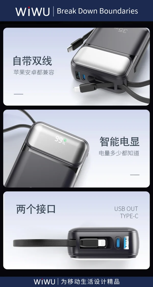 WiWU Wi-P036 20000mAh Galaxy Series Power Bank - Image 15