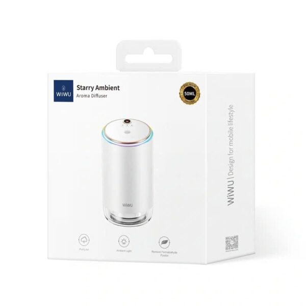 WiWU AR003 Starry Ambient Aroma Diffuser | Car Essential Oil Diffuser