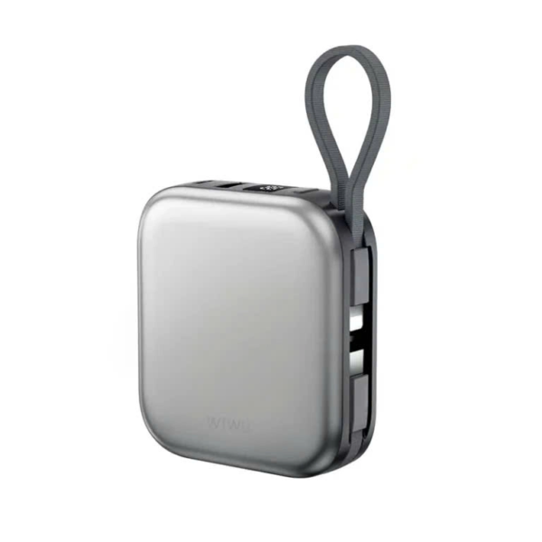 WIWU WI-P055 10000mAh 3 in 1 Portable Wireless Charging Power Bank for Phone/Smart Watch/AirPods - Image 9